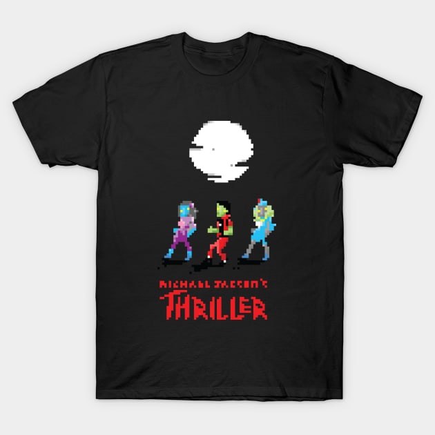 Thriller Pixel T-Shirt by perol